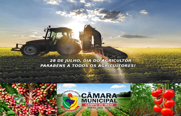 Dia 28 de Julho é dia do Agricultor