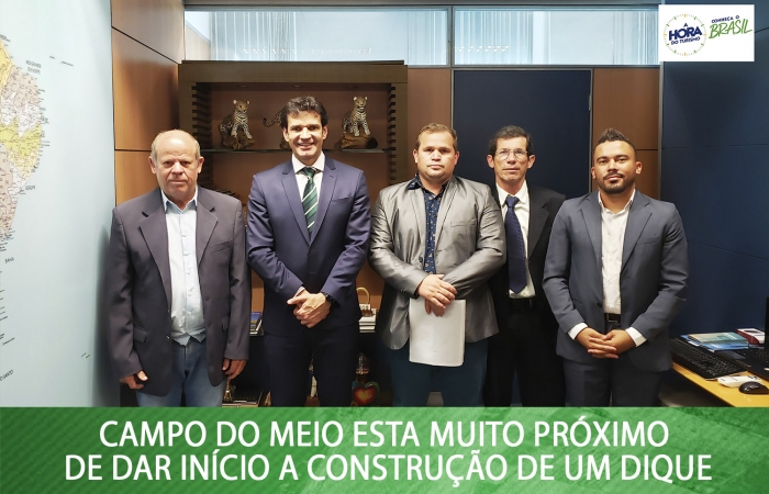 CAMPO DO MEIO ESTA MUITO PRÓXIMO DE DAR INÍCIO A CONSTRUÇÃO DE UM DIQUE